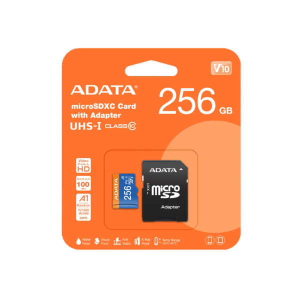 ADATA Premier microSDXC 256GB - Hasta 100MB/s
