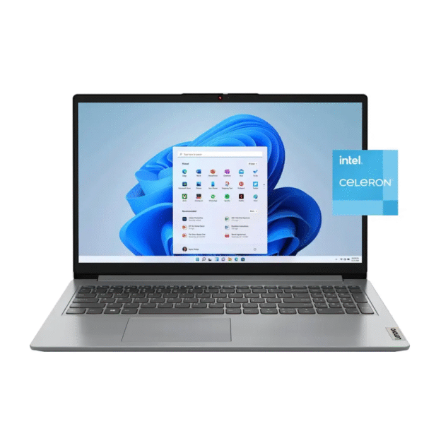 Laptop Lenovo Ideapad 1 15.6" HD - Intel Celeron, 4GB RAM, 128GB eMMC