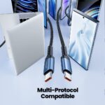Toocki – Cable USB-C a USB-C de 60W con Transmisión de Datos 1M - Image 3