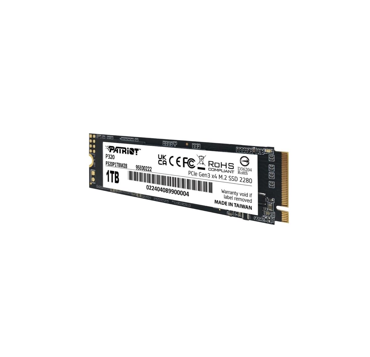 Patriot Memory P320 – SSD Interno 1TB NVMe PCIe Gen3x4 M.2 2280, hasta 3000MB/s - Image 3