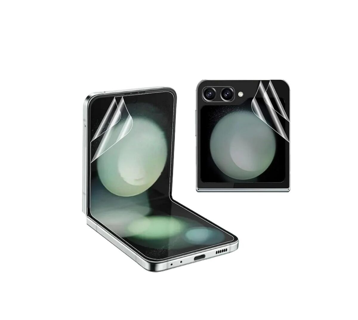 Mica de Hidrogel para Samsung Galaxy Z Flip3 – Protector Flexible con Paquete - Image 1
