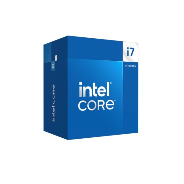 Intel Core i7-14700K – Procesador 20 Núcleos (8P + 12E) 28 Hilos 3.4GHz Turbo 5.6GHz – LGA1700 (Sin Discipador)
