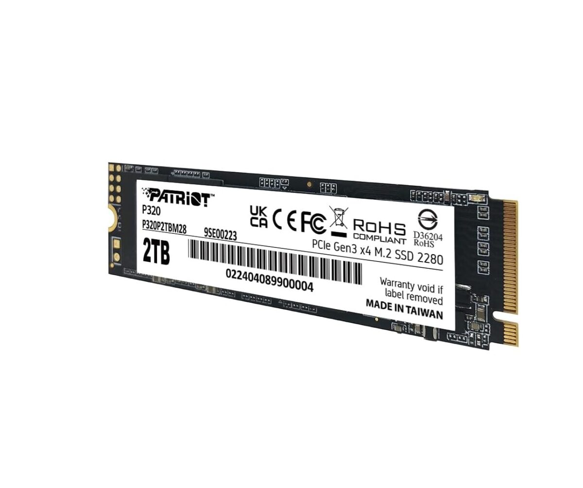 Patriot Memory P320 – SSD Interno 2TB NVMe PCIe Gen3x4 M.2 2280, hasta 3000MB/s - Image 4