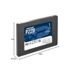 Patriot Memory P220 – SSD Interno 1TB 2.5" SATA III 6Gb/s – Hasta 550MB/s - Image 2