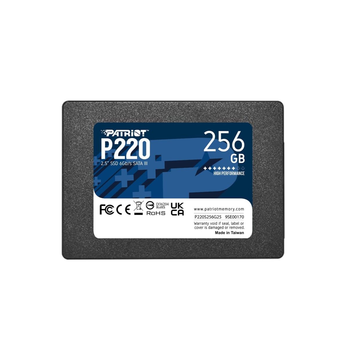 Patriot Memory P220 SSD Interno 256GB – SATA III 2.5” Unidad de Estado Sólido - Image 1