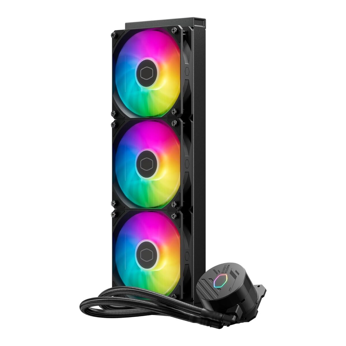Enfriador Líquido Cooler Master MasterLiquid 360L Core – AIO ARGB, Bomba Gen S, Pasta CryoFuze, AM5/AM4 - Image 2