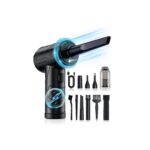 Plumero de Aire Comprimido Recargable Jicawz – 3 Velocidades, 95.000 RPM, LED, 2 en 1 Soplador y Aspiradora