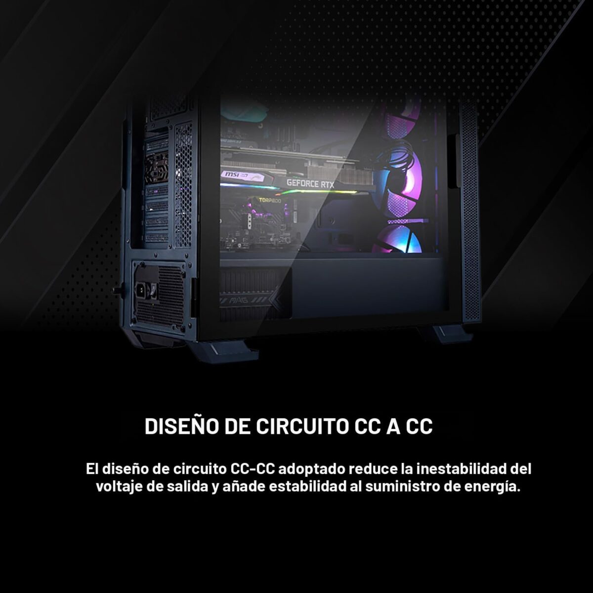 MSI MAG A650BN – Fuente de Alimentación ATX 650W 80+ Bronze - Image 3