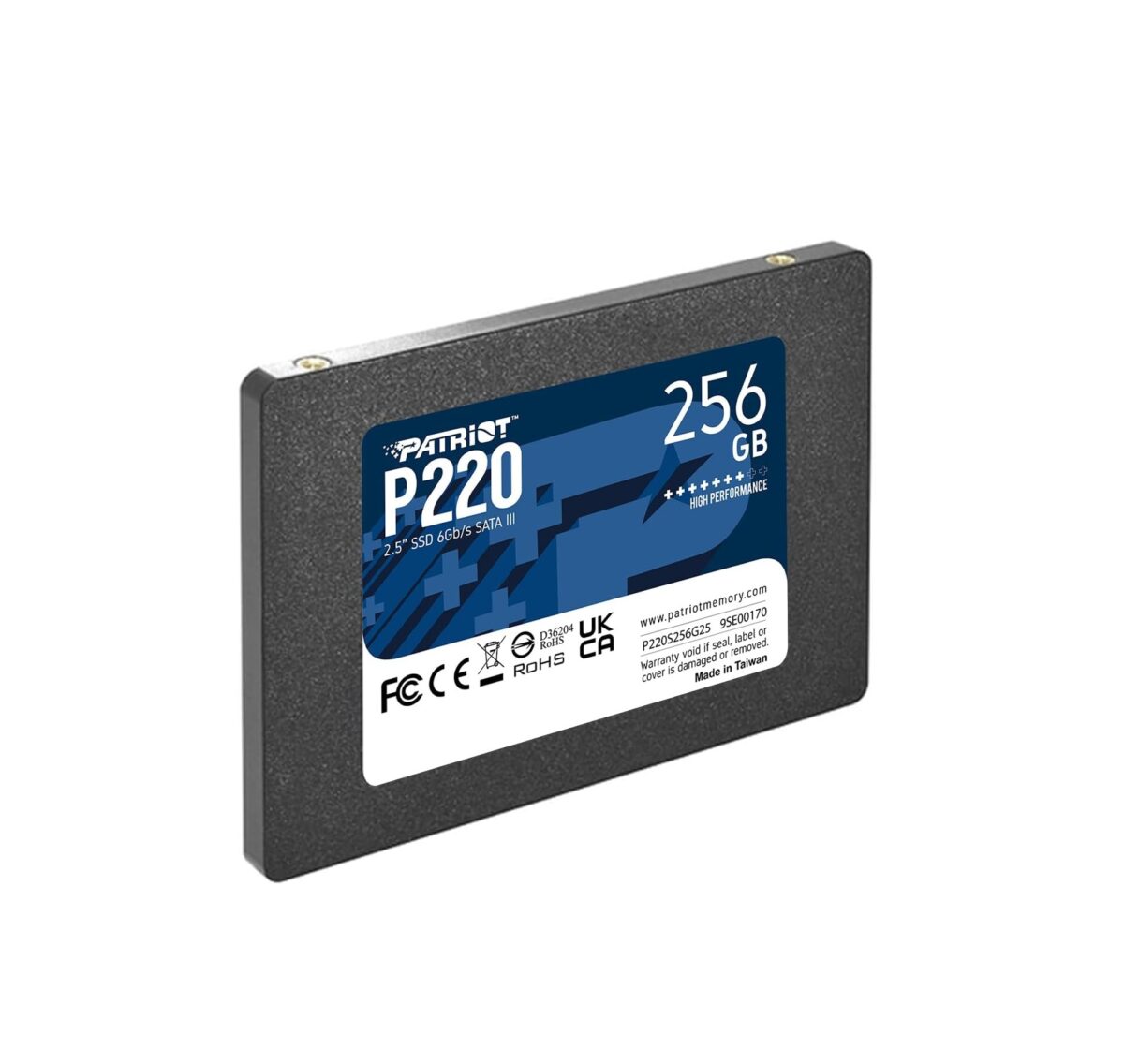 Patriot Memory P220 SSD Interno 256GB – SATA III 2.5” Unidad de Estado Sólido - Image 2