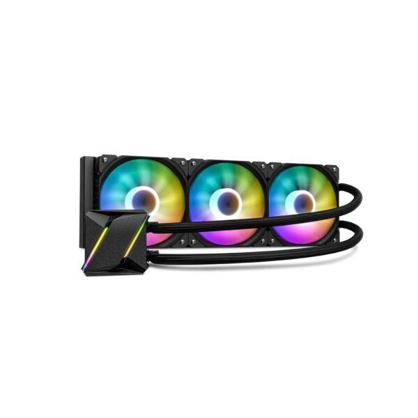Enfriador Líquido DARKROCK D360 – AIO 360mm, Base de Cobre, ARGB, Compatible Intel/AMD