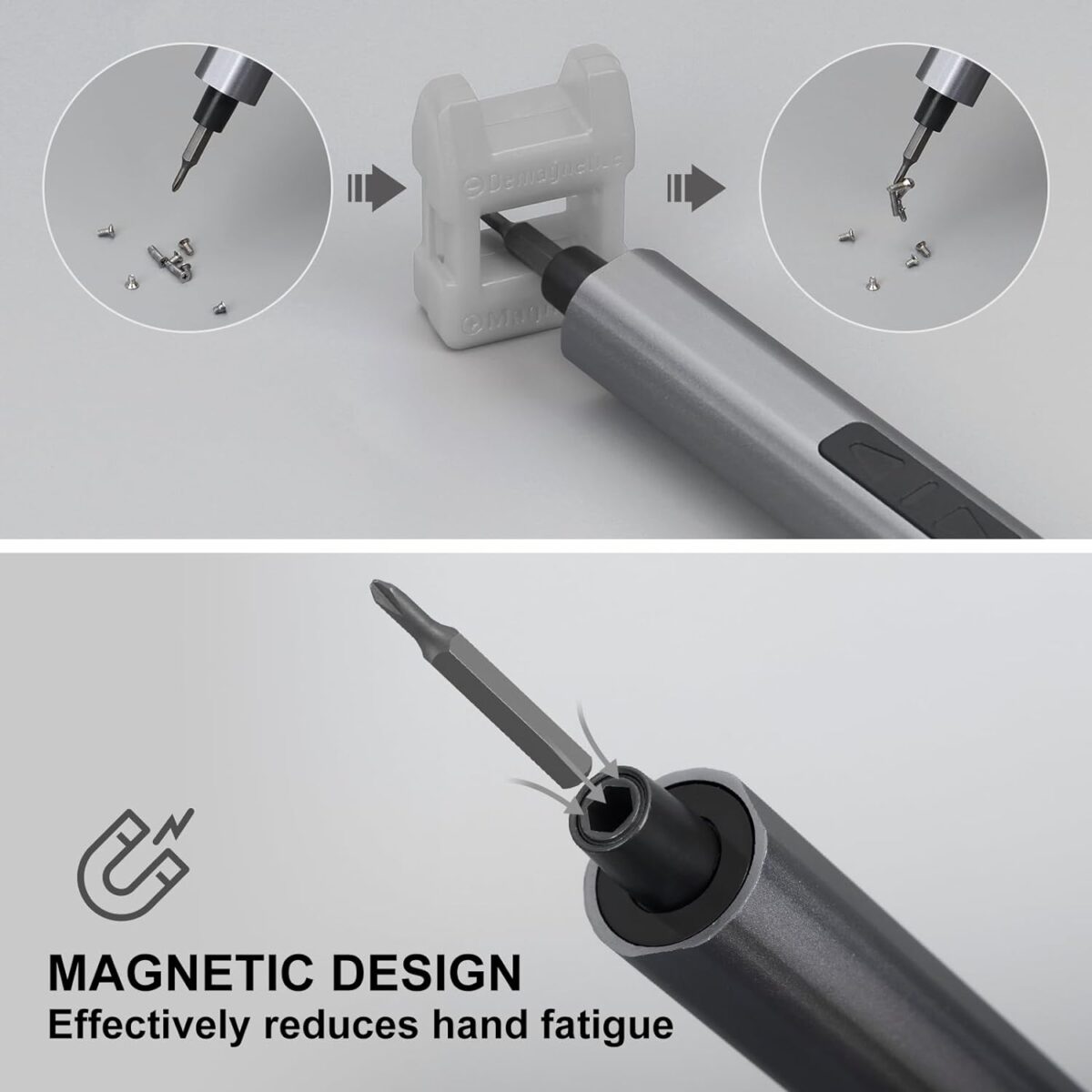 SHARDEN Mini Destornillador Eléctrico 29 en 1 – Kit de Precisión con 24 Puntas Magnéticas - Image 2