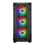 Gamdias GC1 – Chasis ATX Mid-Tower con Vidrio Templado y 4 Ventiladores RGB de 120mm - Imagen 2
