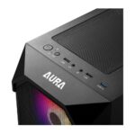 Gamdias GC1 – Chasis ATX Mid-Tower con Vidrio Templado y 4 Ventiladores RGB de 120mm - Imagen 4