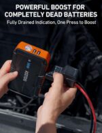 AstroAI S8 – Arrancador de Batería de Coche 1500A Pico con Linterna LED y Power Bank - Image 3
