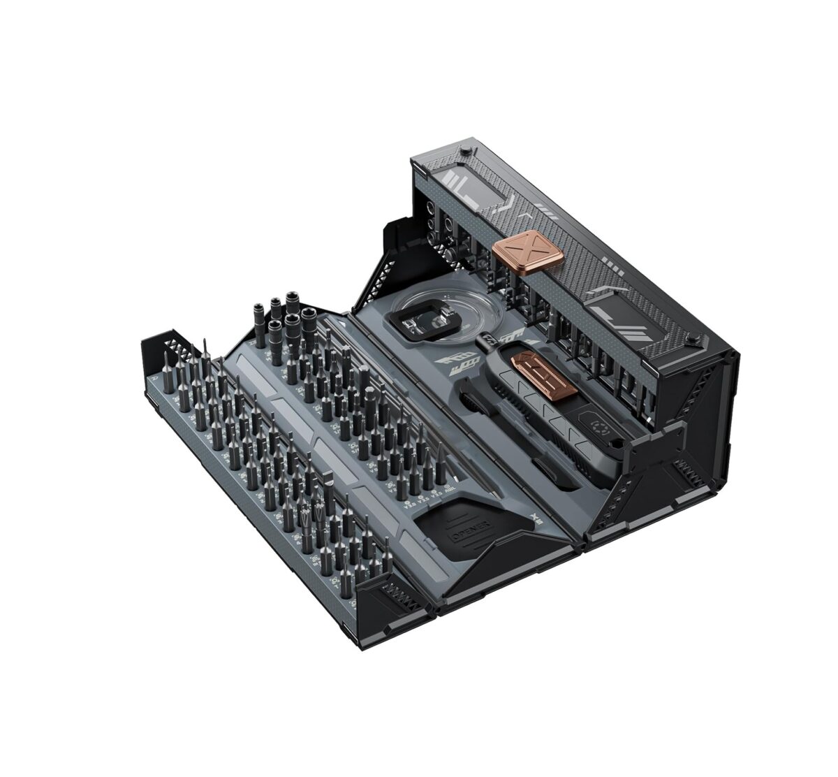 Juego de Destornilladores de Precisión JAKEMY 180 en 1 – Kit Magnético Profesional para Reparación de Electrónica - Image 1
