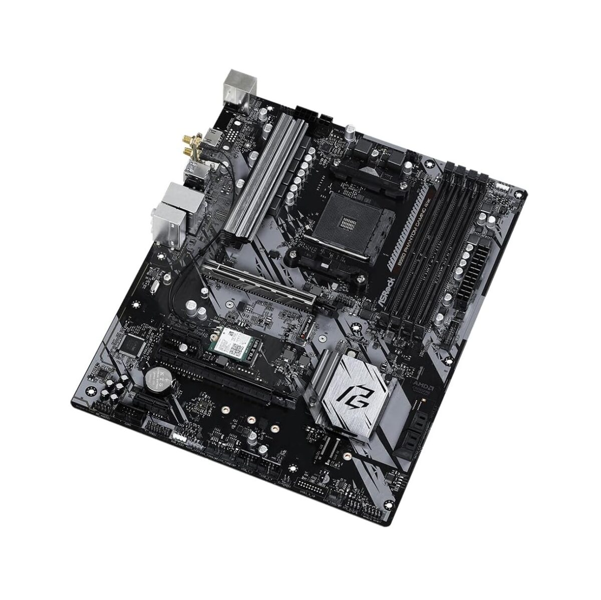 Motherboard ASRock B550 Phantom Gaming 4 AC – Soporte Ryzen AM4, DDR4, PCIe 4.0 - Image 2