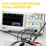 FNIRSI 1014D – Osciloscopio Digital 2 en 1 | 100MHz 2 Canales | 1GSa/s | Generador de Señal DDS + Pantalla 7 - Image 2