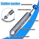 Kaisi – Bomba de Desoldadura Manual | Succión al Vacío Potente | Punta Antibloqueo + Tubo de Silicona Resistente al Calor - Image 3
