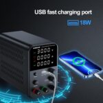 NANKADF – Fuente de Alimentación de CC Variable 30V 10A | Banco de Trabajo con Pantalla LED, Protección OCP y Puerto USB - Image 4