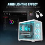 Ventiladores ARKROCK F120 (3 en 1) – 120mm, ARGB, PWM, Espejo Infinito - Image 5