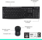 Combo Inalámbrico Logitech MK270 – Teclado y Mouse 2.4GHz, 8 Teclas Multimedia - Imagen 5