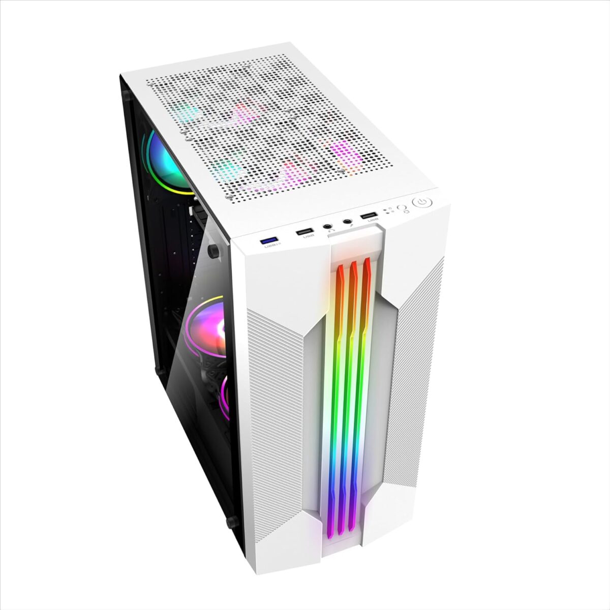 Chasis Gaming suevery SU-66C – Torre Micro-ATX | Vidrio Templado - Image 2