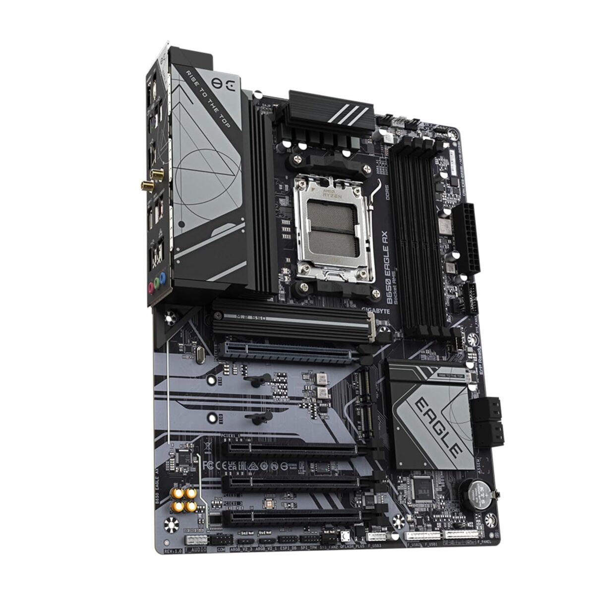 Motherboard GIGABYTE B650 Eagle AX – AM5, DDR5, PCIe 5.0, WiFi 6E, ATX - Image 3