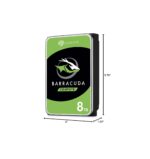 Seagate BarraCuda Disco Duro Interno 8TB 3.5" – SATA 6Gb/s, 5400 RPM, 256MB Caché - Image 4