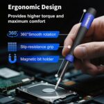 STREBITO Juego de Destornilladores de Precisión 64 en 1 – Kit Magnético para Reparación Electrónica - Imagen 3