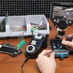 Kit de Micro Soldadura con 5 Puntas C210, Control de Temperatura y Pantalla LCD - Imagen 3