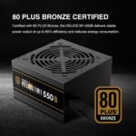 Fuente de Poder GAMDIAS Helios M1-550B – 550W ATX, 80 PLUS Bronze - Imagen 3