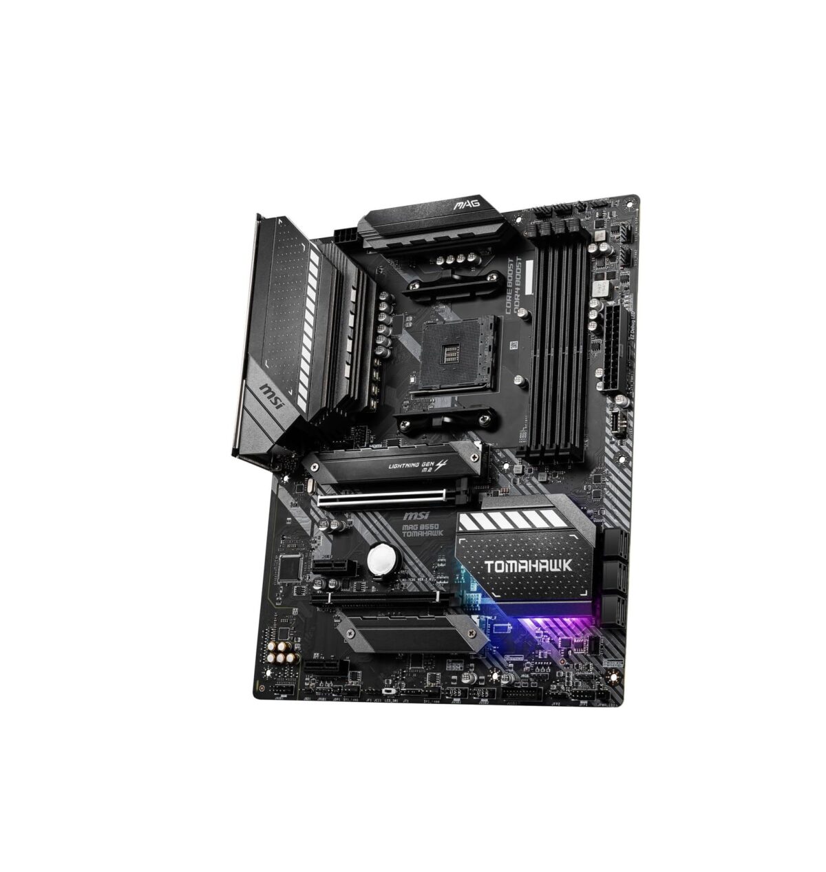 MSI MAG B550 Tomahawk – Placa Base Gaming ATX AM4, DDR4, PCIe 4.0, M.2, USB 3.2 Gen 2 - Image 2