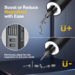 Juego de Destornilladores Eléctricos XIAONIAN 76 en 1 – 3.7V, Pantalla LED, USB-C, Torque Ajustable - Image 4