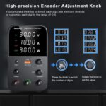 NANKADF – Fuente de Alimentación de CC Variable 30V 10A | Banco de Trabajo con Pantalla LED, Protección OCP y Puerto USB - Image 3