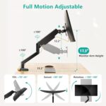 Soporte de Monitor con Brazo de Resorte de Gas para Pantallas 17-34 - Imagen 4