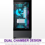 Chasis FOIFKIN ATX Media Torre – 6 Ventiladores ARGB PWM, Vidrio Templado, USB-C - Image 4