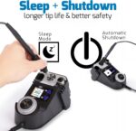 Kit de Micro Soldadura con 5 Puntas C210, Control de Temperatura y Pantalla LCD - Imagen 5