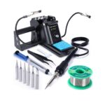 Kit de Estación de Soldadura Digital 60W con Pantalla, 6 Puntas, 2 Manos de Ayuda y Accesorios