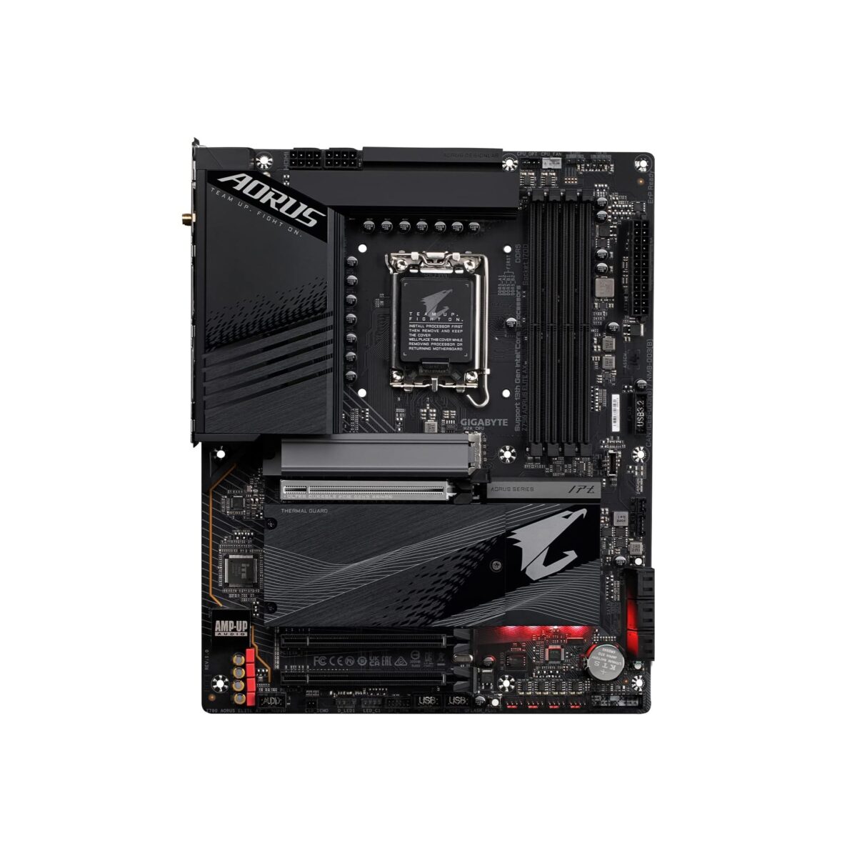 Motherboard GIGABYTE Z790 AORUS ELITE AX – LGA1700, ATX, DDR5, PCIe 5.0, Quad M.2, WiFi 6E, LAN 2.5G - Image 2