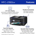 Brother Work Smart MFCJ1360DW – Impresora Multifuncional Inalámbrica de Inyección de Tinta con Dúplex Automático - Image 4