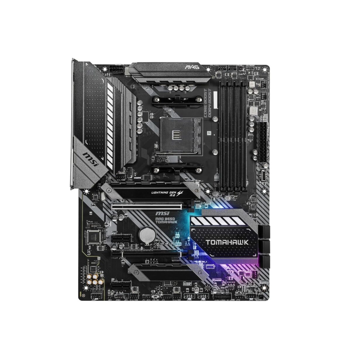MSI MAG B550 Tomahawk – Placa Base Gaming ATX AM4, DDR4, PCIe 4.0, M.2, USB 3.2 Gen 2 - Image 5