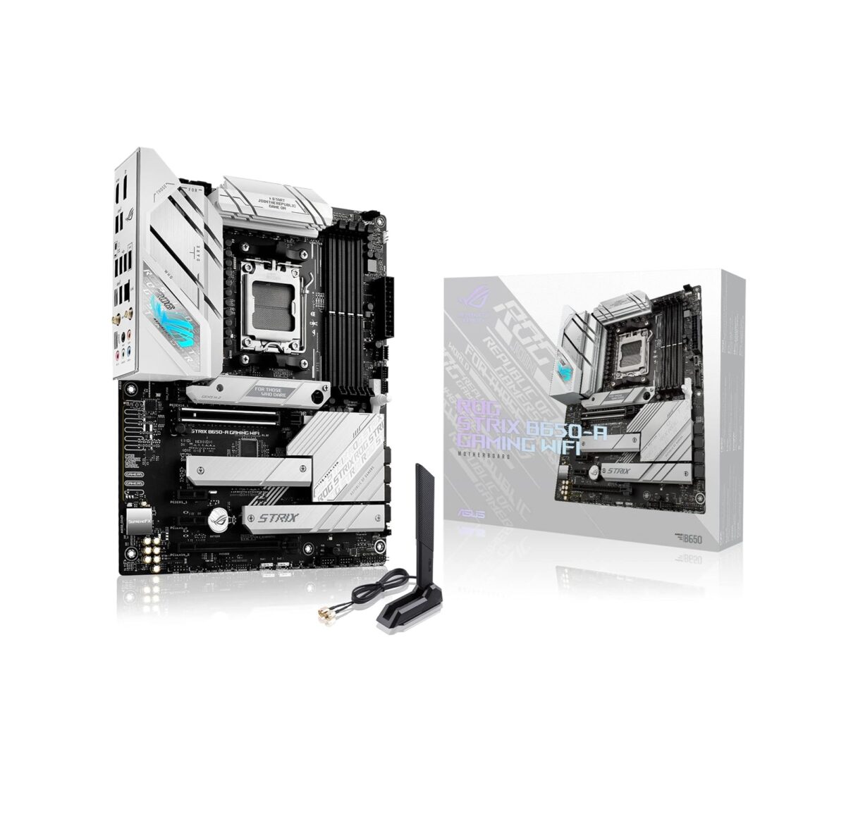 Motherboard ASUS ROG Strix B650-A Gaming WiFi 6E – AM5 Ryzen 7000, DDR5, PCIe 5.0, ATX - Image 1