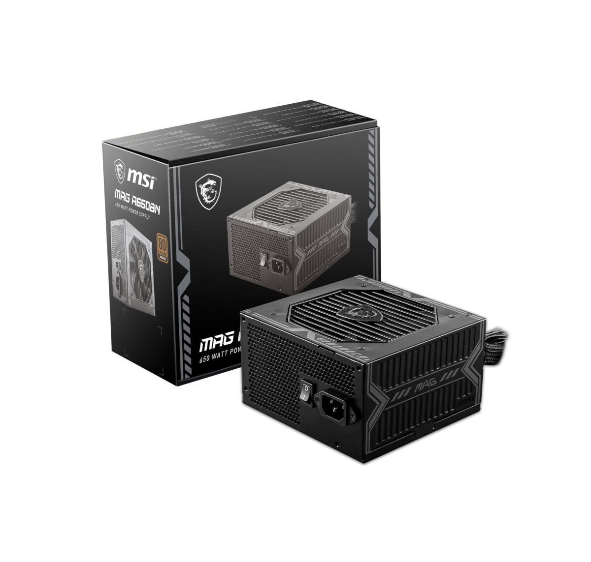 MSI MAG A650BN – Fuente de Alimentación ATX 650W 80+ Bronze - Image 1