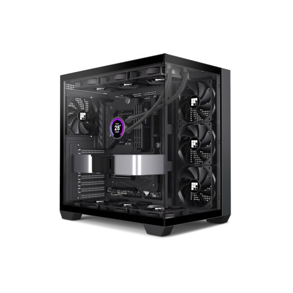 FOIFKIN F300 (2025) – Case ATX Mid-Tower Gaming, Vidrio Panorámico 270°, 4 Ventiladores