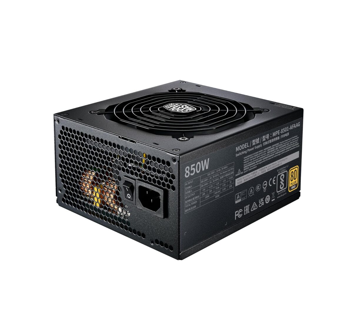 Fuente de Poder Cooler Master MWE Gold 850 V2 – 850W ATX Modular - Image 1