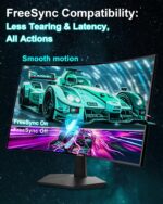 SANSUI Monitor Curvo Gaming 27" FHD 1080P – 160Hz, 1ms, FreeSync, HDR, 1500R - Image 6