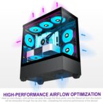 Chasis FOIFKIN ATX Media Torre – 6 Ventiladores ARGB PWM, Vidrio Templado, USB-C - Image 2
