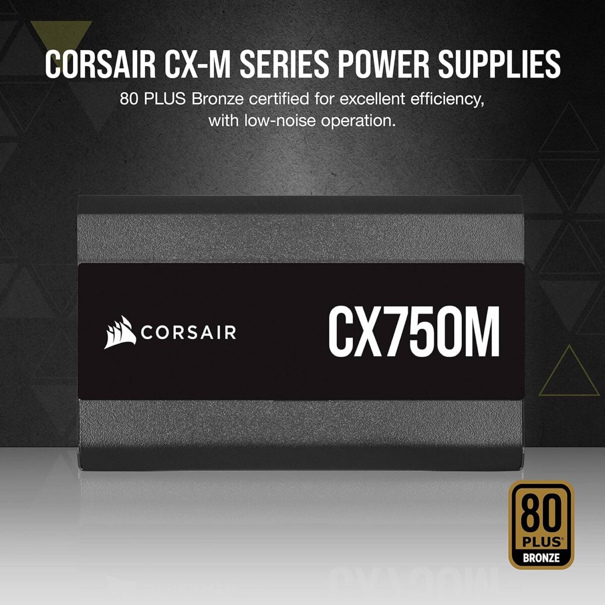 Fuente de Poder Corsair CX750M – 750W ATX, 80 PLUS Bronze - Semi-Modular - Image 2