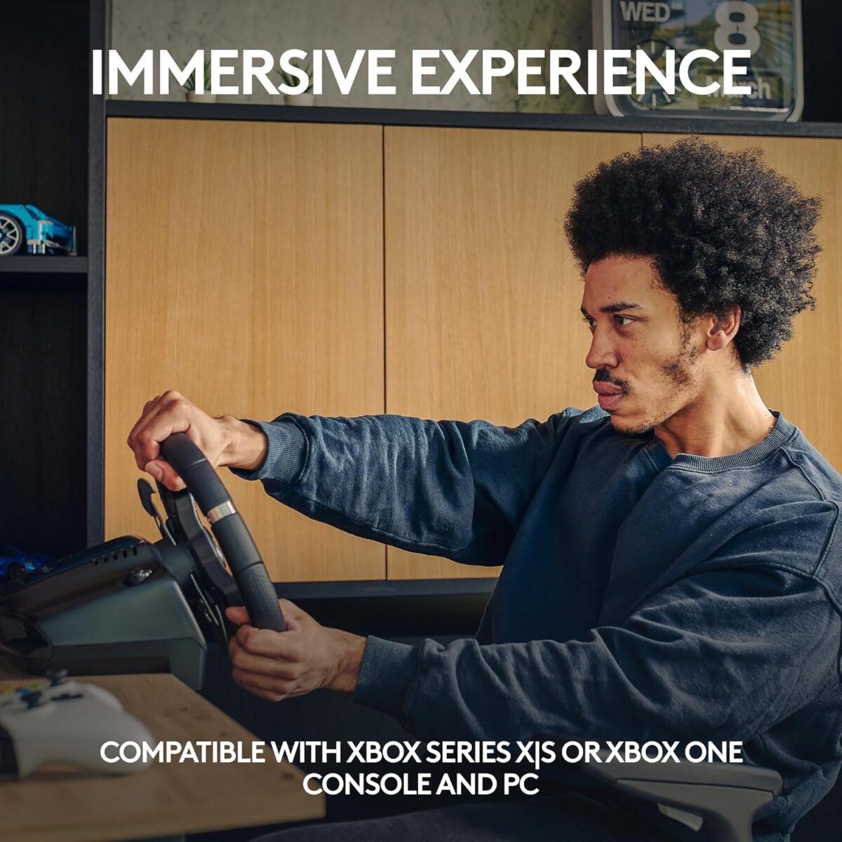 Volante de Carreras Logitech G920 – Xbox Series X|S, Xbox One y PC, Force Feedback, Pedales Ajustables - Image 3