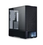 Chasis Lian Li LANCOOL 207 – Torre Media ATX/M-ATX, Pantalla LCD, 4 Ventiladores PWM, Panel de Malla